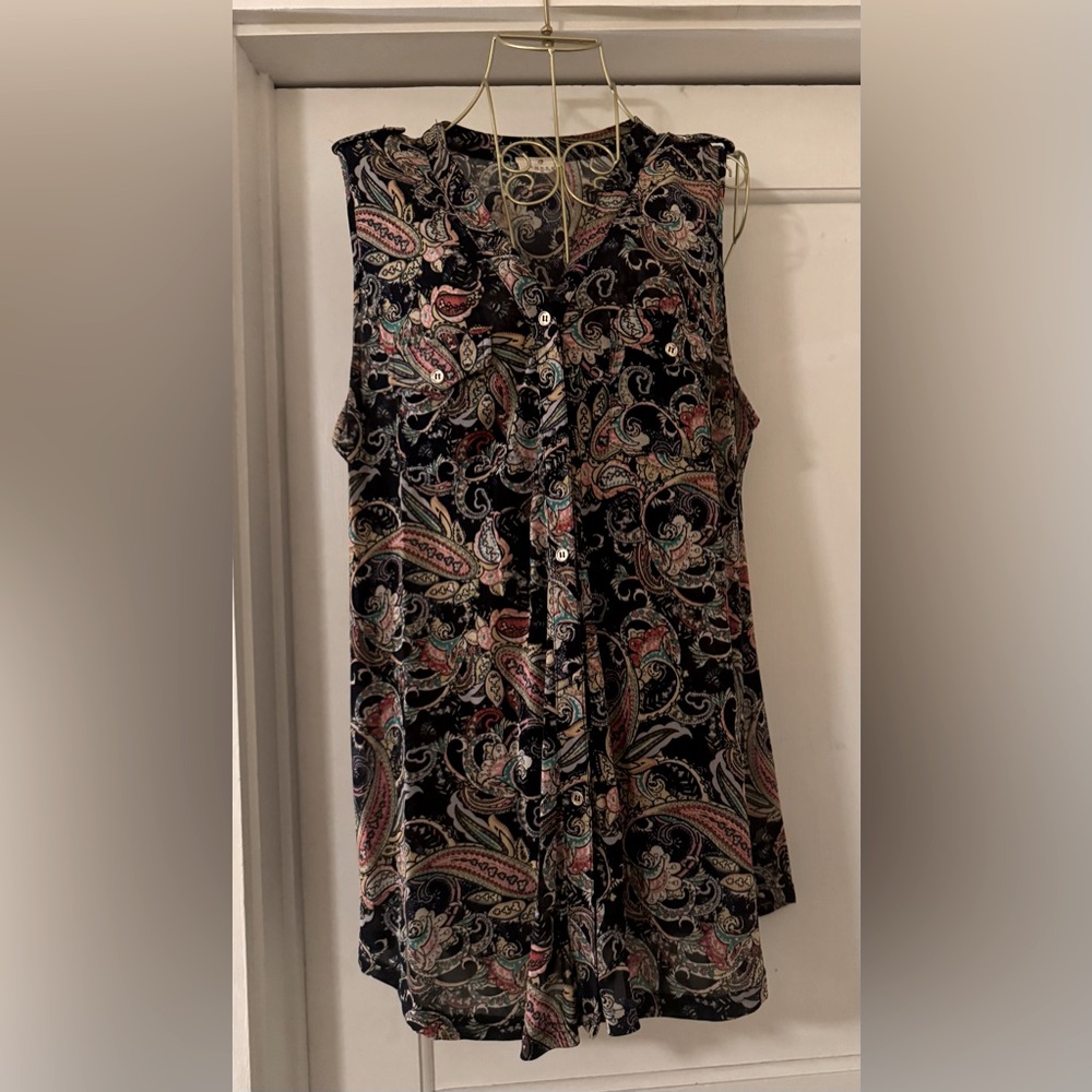 Ember brand sleeveless blouse - Size XL